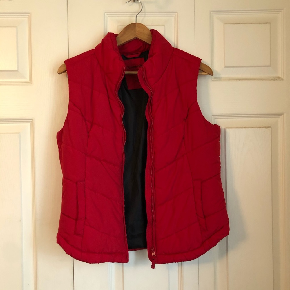 Red Zip-up Vest